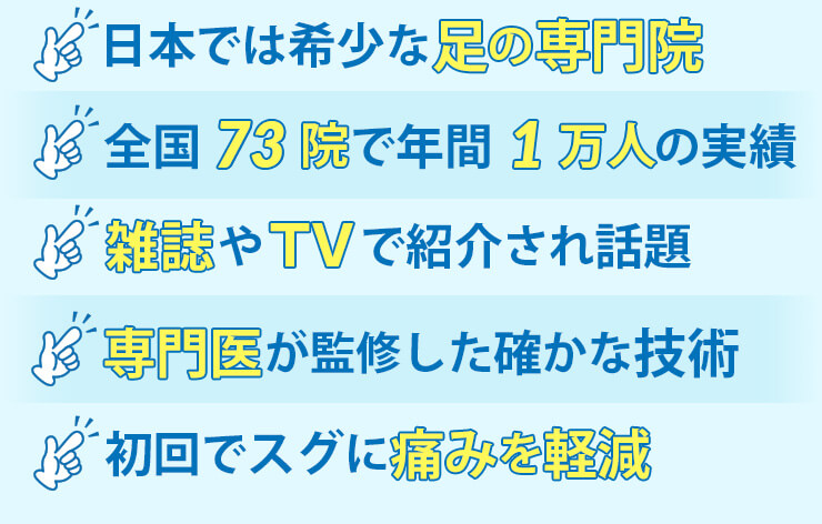 船橋市 市川市 習志野市で足の痛みと外反母趾治療専門のはる整体院 船橋駅前店 - 距骨調整NAVI