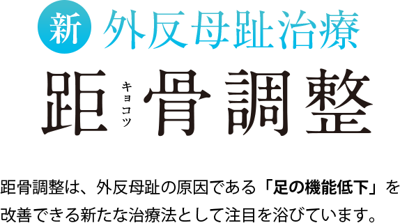 新外反母趾治療