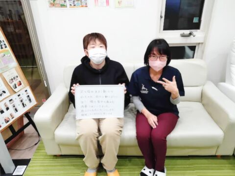 体験者の声（足の不安がなくなって、動くのが楽に！）