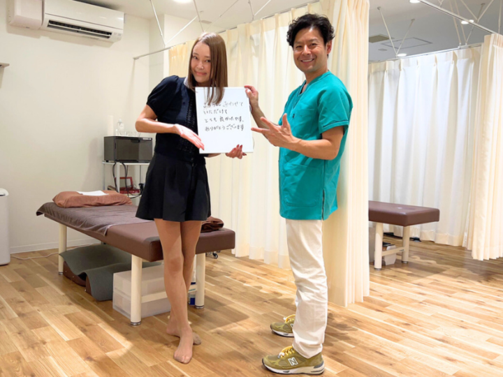体験者の声（本物の足の専門家です！安心して施術してもらえました！）